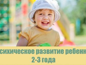 Развитие психики ребенка 2-3 года